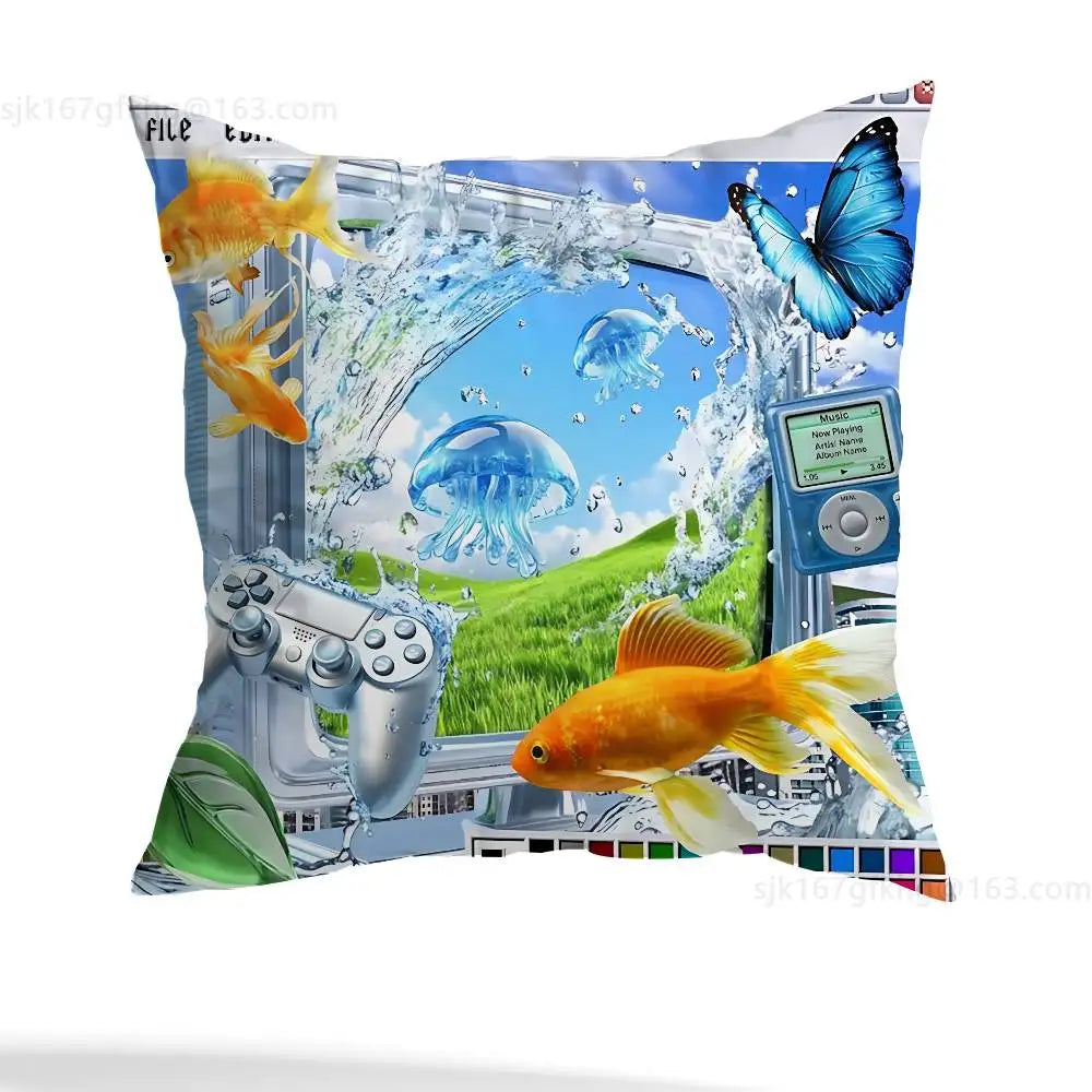 Frutiger Aero Pillow Case